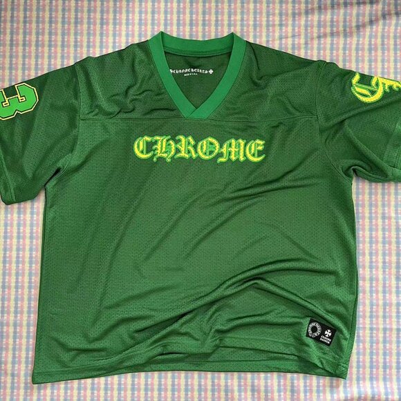 Chrome Hearts Other - Chrome Hearts Mesh Jersey Green Short Sleeve L